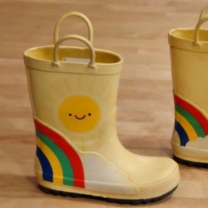Sunny Yellow Rain Boots
